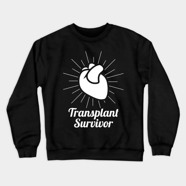 Heart Transplant Survivor Crewneck Sweatshirt by Wizardmode